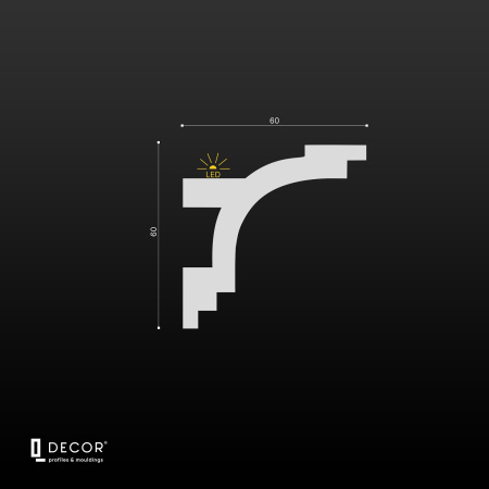 Карниз Q Decor CX134L